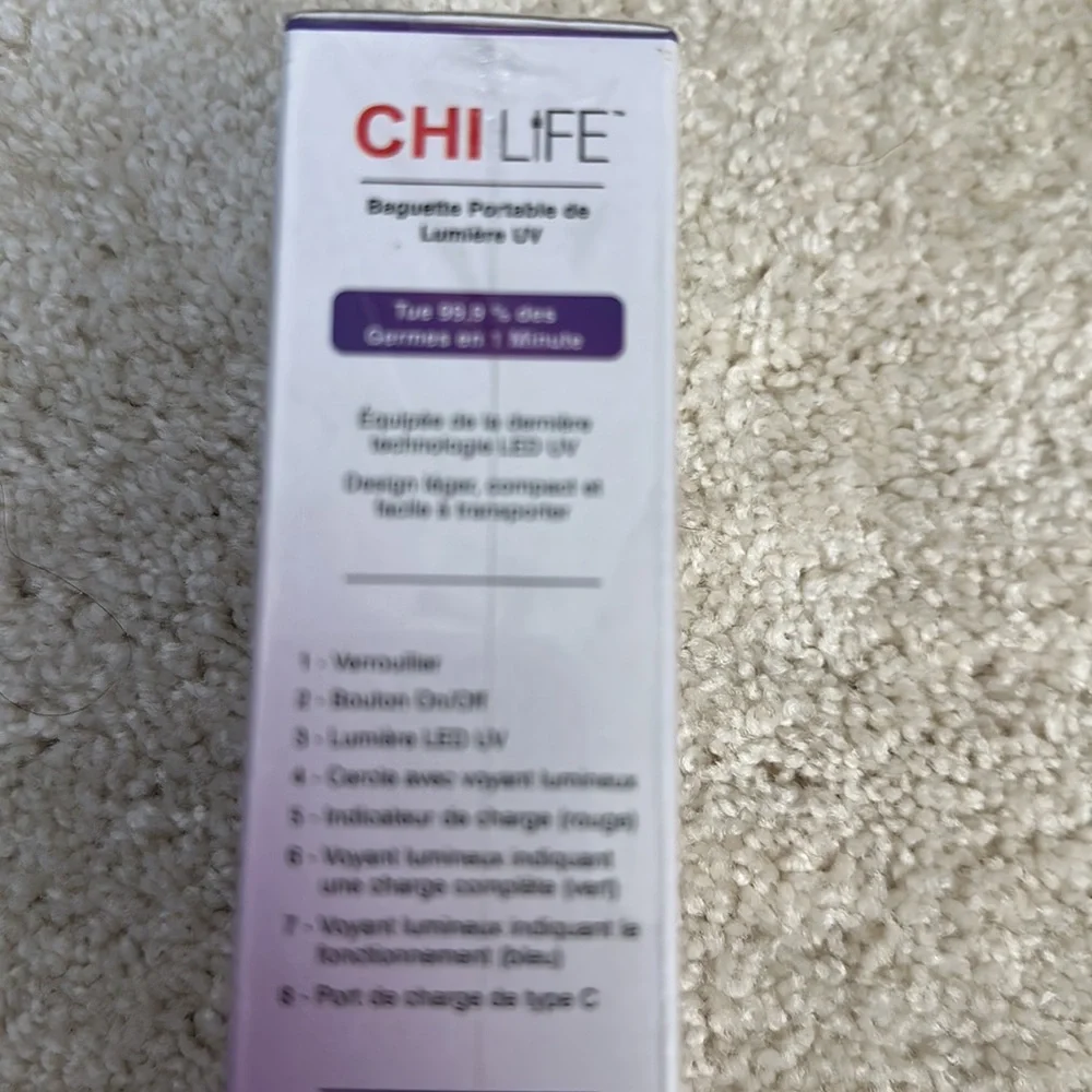 NWT Chi Life Hand Held UV Liffey Wand. - Picture 2 of 5